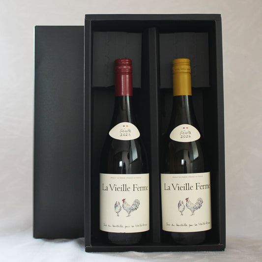 ワイン 2本セット 赤・白 飲み比べ ギフト箱付 -彩〈IRODORI〉