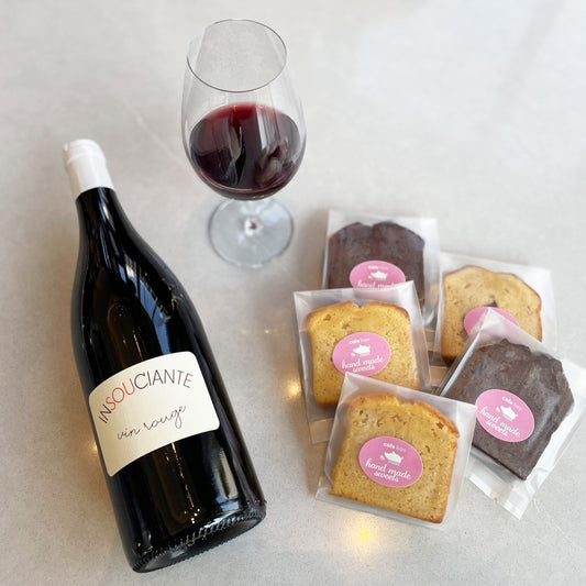 ナチュラルワイン(赤)&パウンドケーキセット