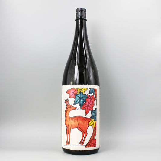 [麦焼酎] 奈良春日山酒造 花札焼酎 紅葉に鹿 25ﾟ 麦 1800ｍl