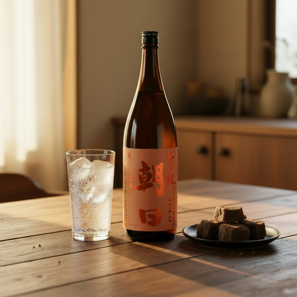 [黒糖焼酎] 朝日酒造 壱乃醸 朝日 25° 黒糖 1800ml