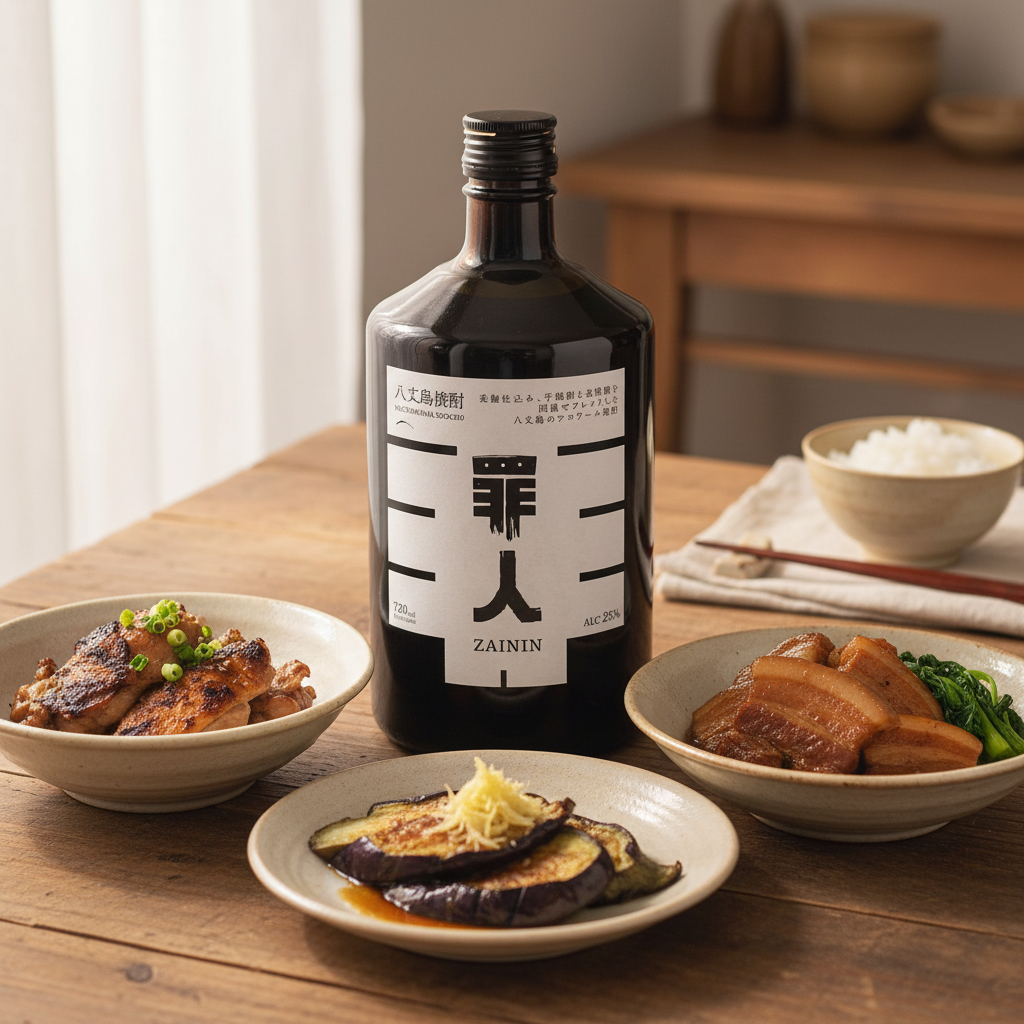 [焼酎] 坂下酒造 八丈島焼酎 罪人 麦･芋 25ﾟ 720ml
