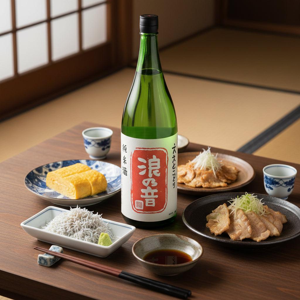 [日本酒]浪乃音酒造 ええとこどり純米 火入れ 1800ml