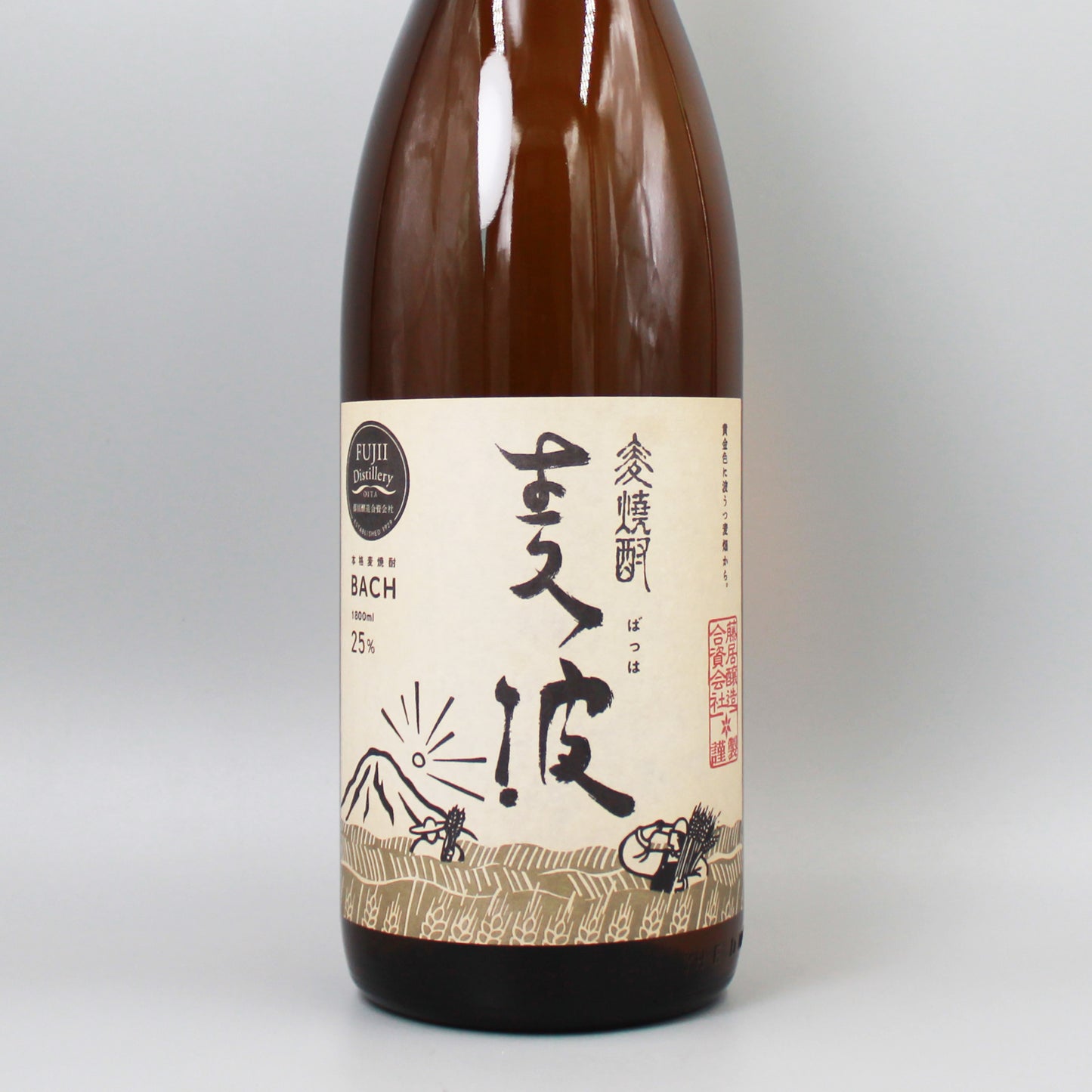 [麦焼酎]藤居醸造 麦波 1800ml