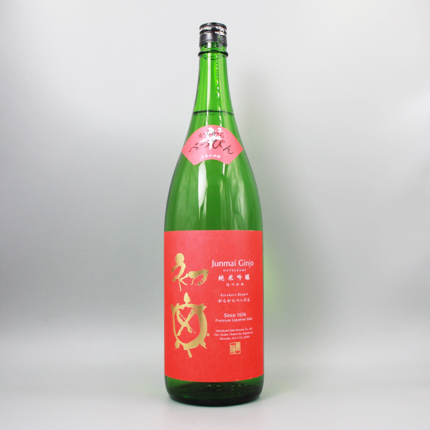 [日本酒]初亀醸造 初亀 からからべっぴん 1800ml
