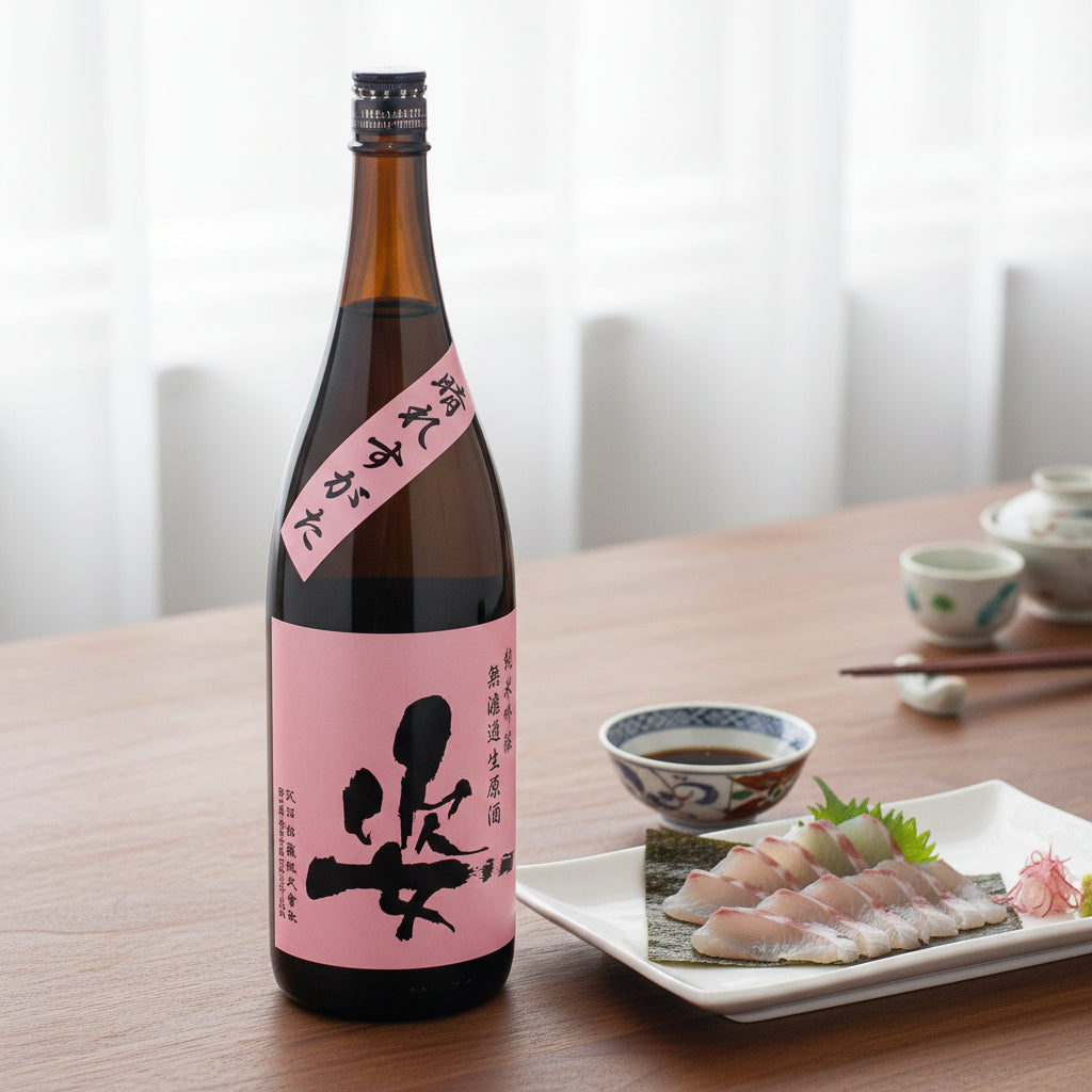 [日本酒] 飯沼銘醸 姿 晴れすがたピンクラベル 純米吟醸無濾過生原酒 R6BY 1800ml