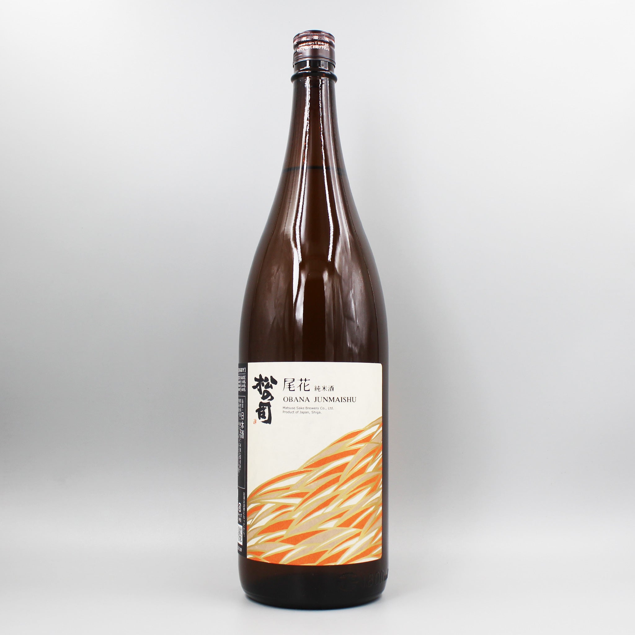 日本酒]松瀬酒造 松の司 純米酒 尾花 2024 R6BY 1800ml – ナチュラル