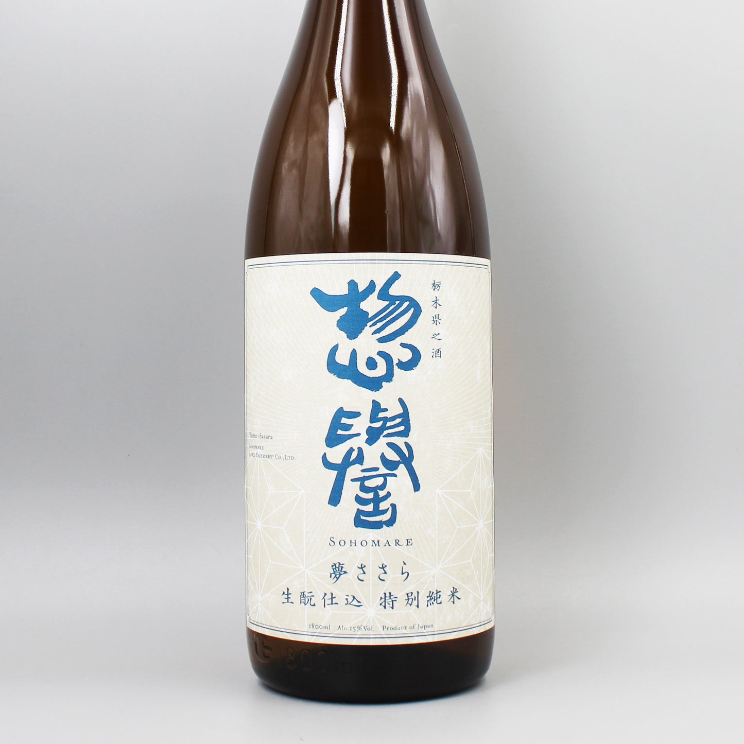 [日本酒] 惣誉酒造 惣誉 夢ささら 生もと仕込 特別純米 1800ml