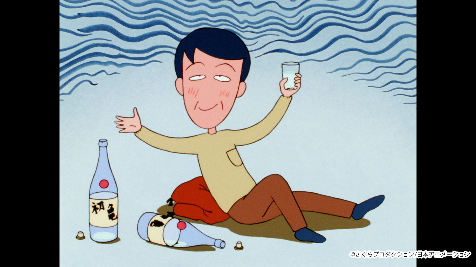 日本酒] 初亀醸造 ちびまる子ちゃんコラボ日本酒 純米吟醸 父ヒロシ