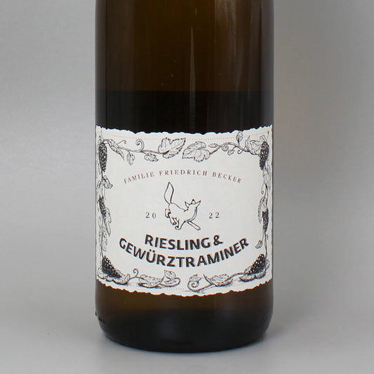 [ドイツワイン]フリードリッヒ・ベッカー  リースリング ゲヴェルツトラミナー 2022 白 750ml