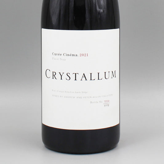 [南アフリカワイン]クリスタルム キュヴェ シネマ ピノ･ノワール 2021 赤 750ml
