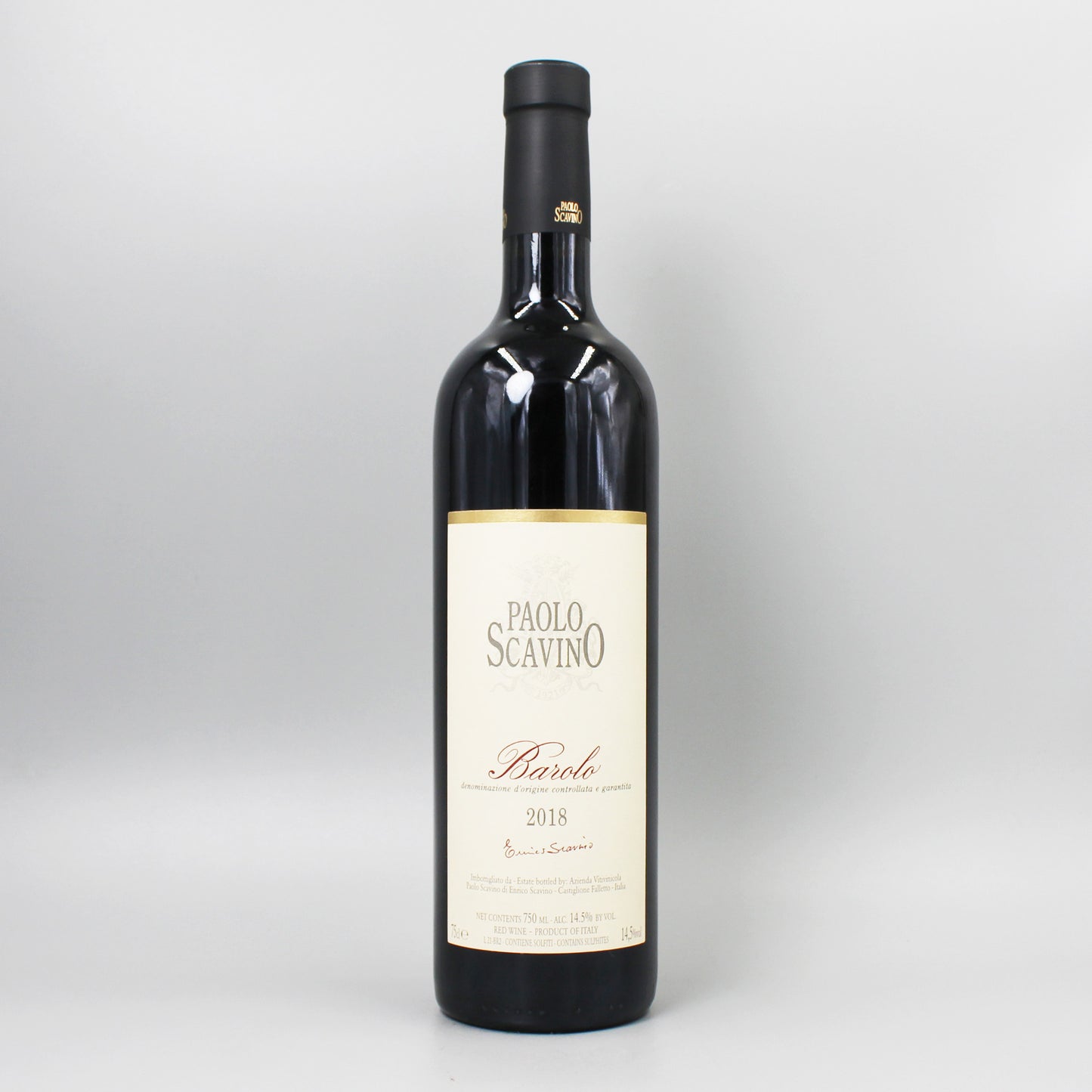 [イタリアワイン]パオロ スカヴィーノ バローロ 2018 赤 750ml