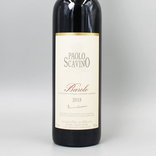 [イタリアワイン]パオロ スカヴィーノ バローロ 2018 赤 750ml