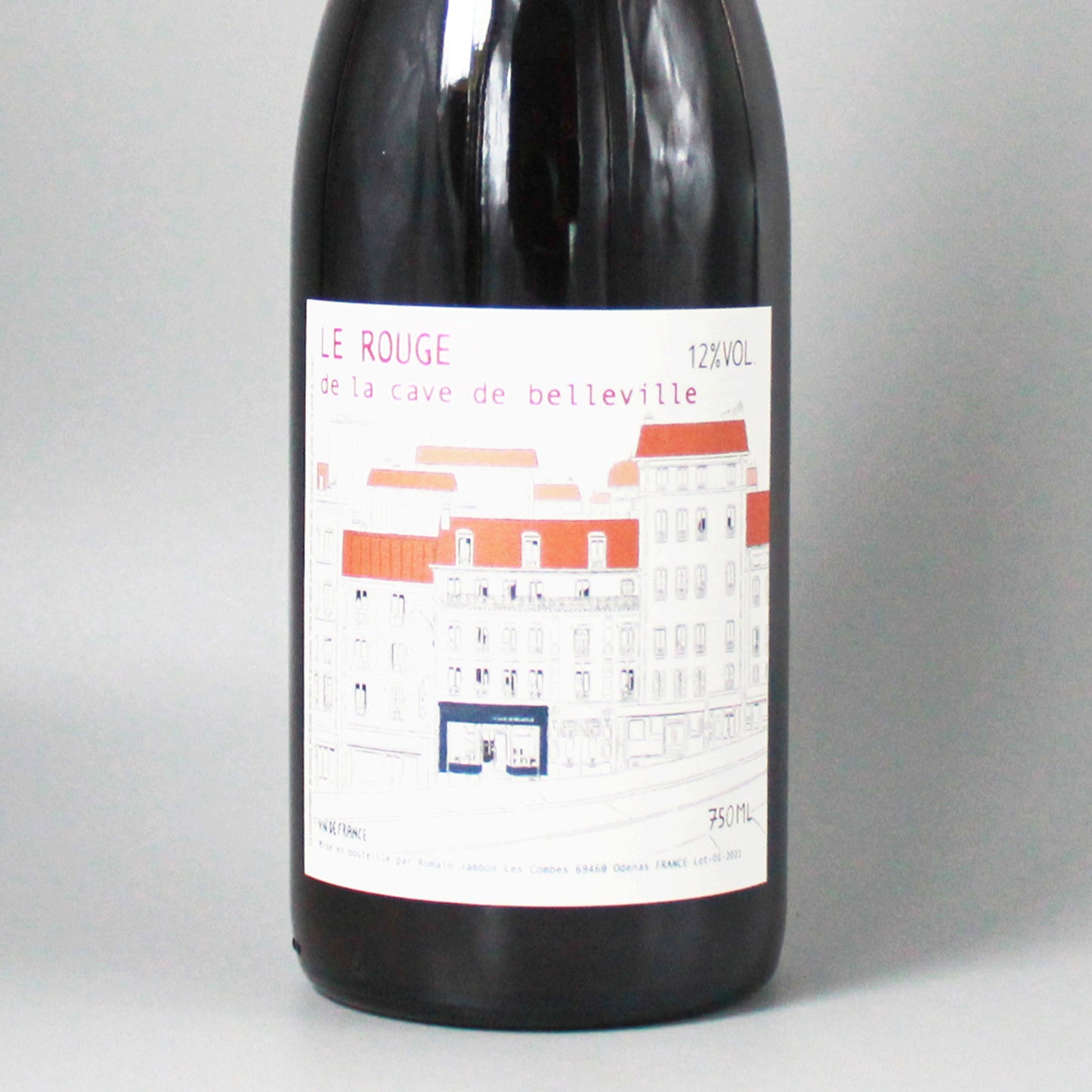 [フランスワイン]ラ カーヴ ド ベルヴィル ル ルージュ 2021 赤 750ml
