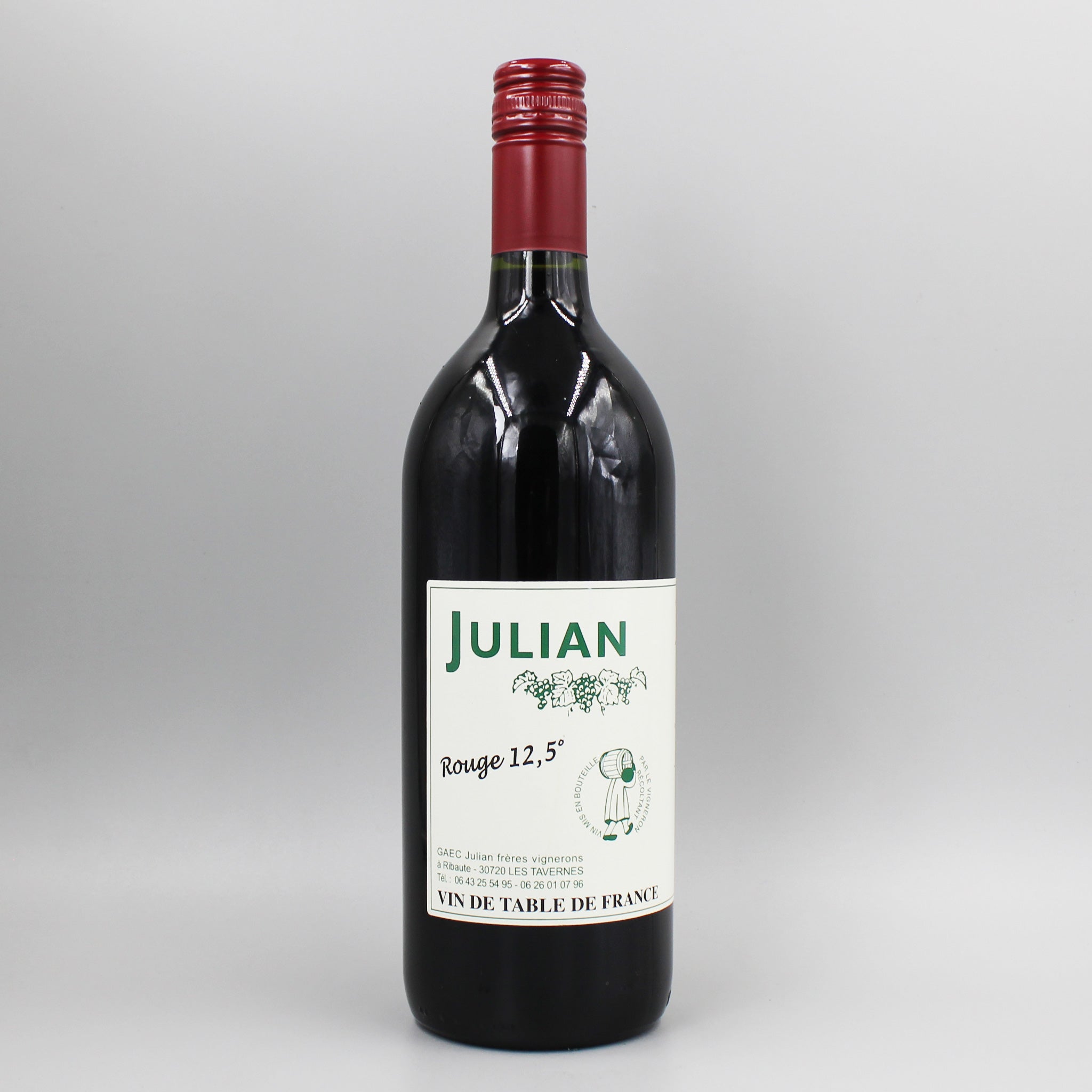 Louis Julian ワイン フランスワイン] ルイ ジュリアン ルージュ 12.5％ 2023&2024 赤