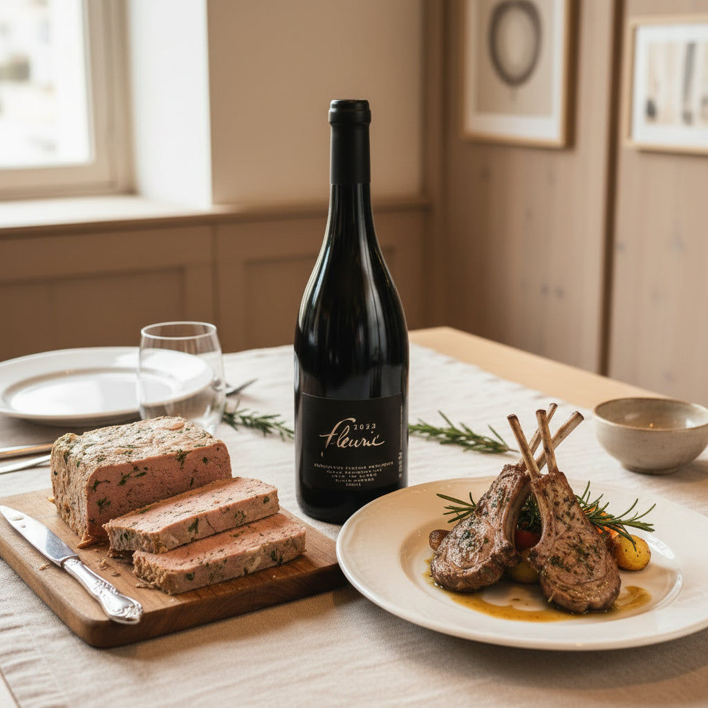 アンティークフランス 矢車菊と麦のエンブロイダリー 縮緬風生地スカラップドイリー アンティークフランス 矢車菊と麦のエンブロイダリー 縮緬風生地