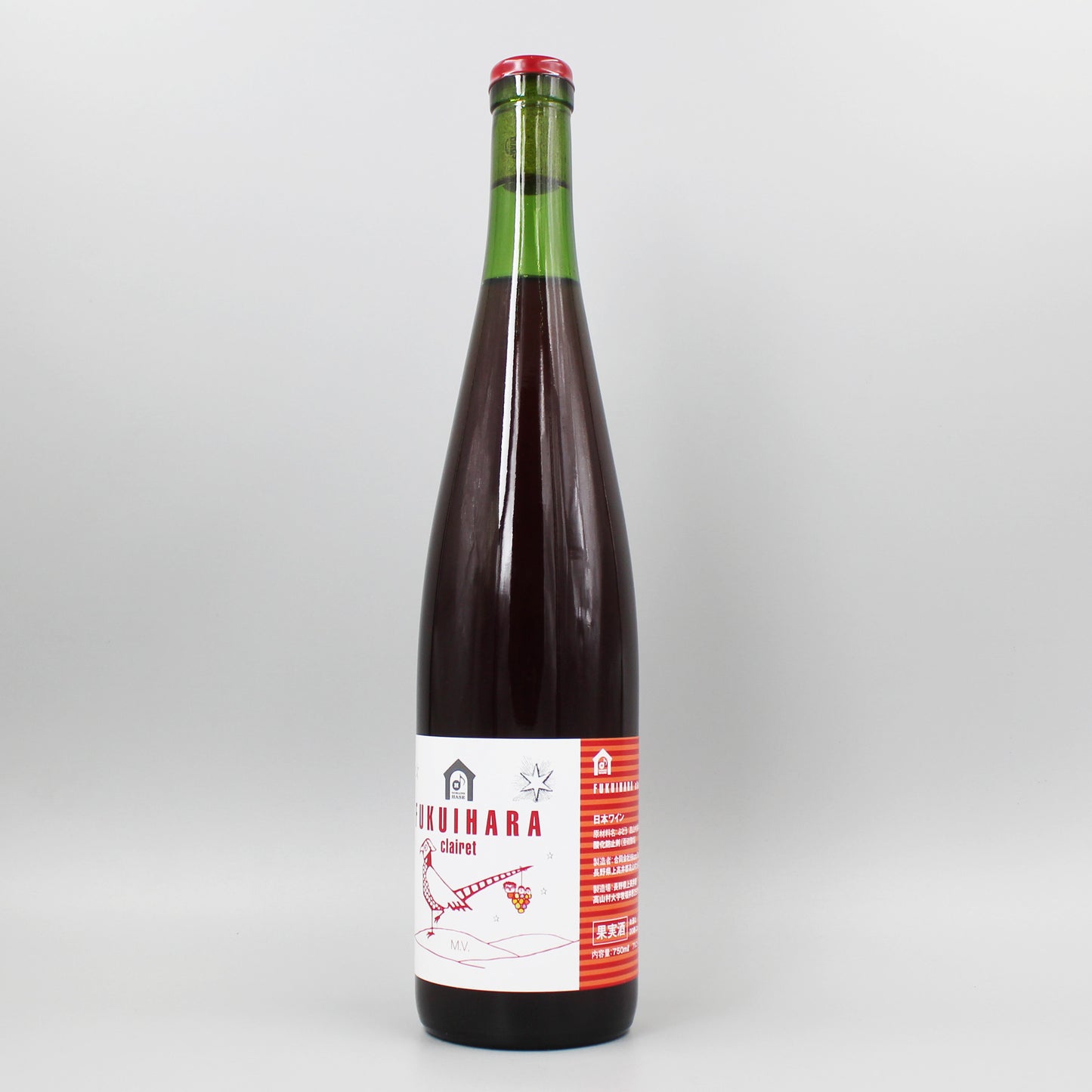 [日本ワイン]ドメーヌ長谷 フクイハラ クレレ MV ロゼ 750ml