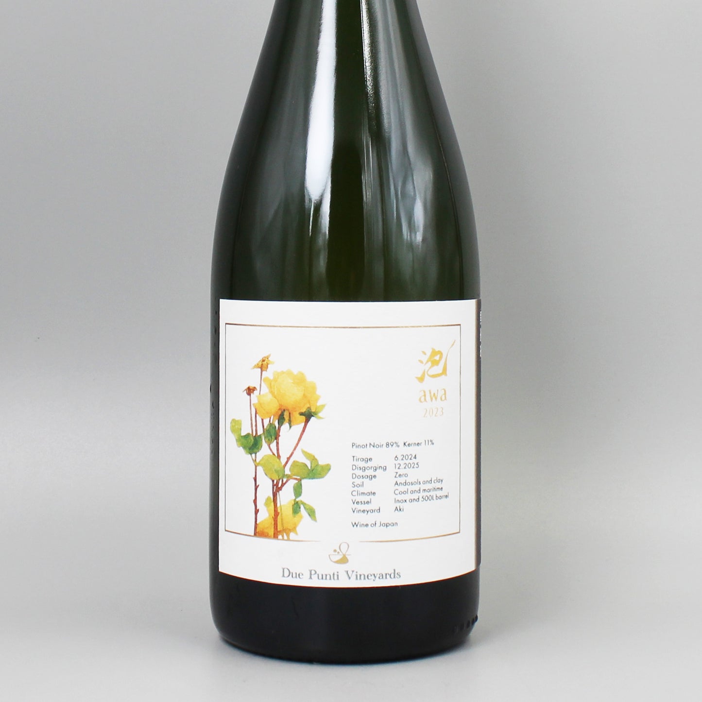 [日本ワイン]ドゥエ プンティ アワ 2023 白泡 750ml