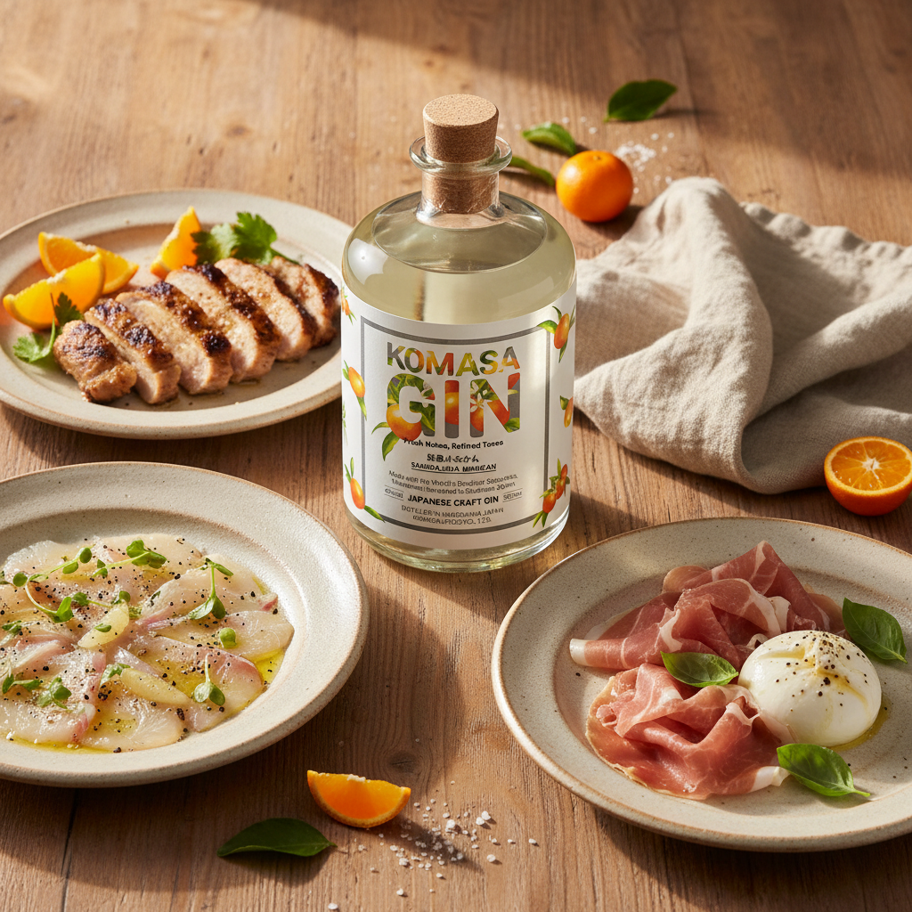 [スピリッツ]小正醸造 KOMASA GIN 桜島小みかん 45ﾟ 500ml