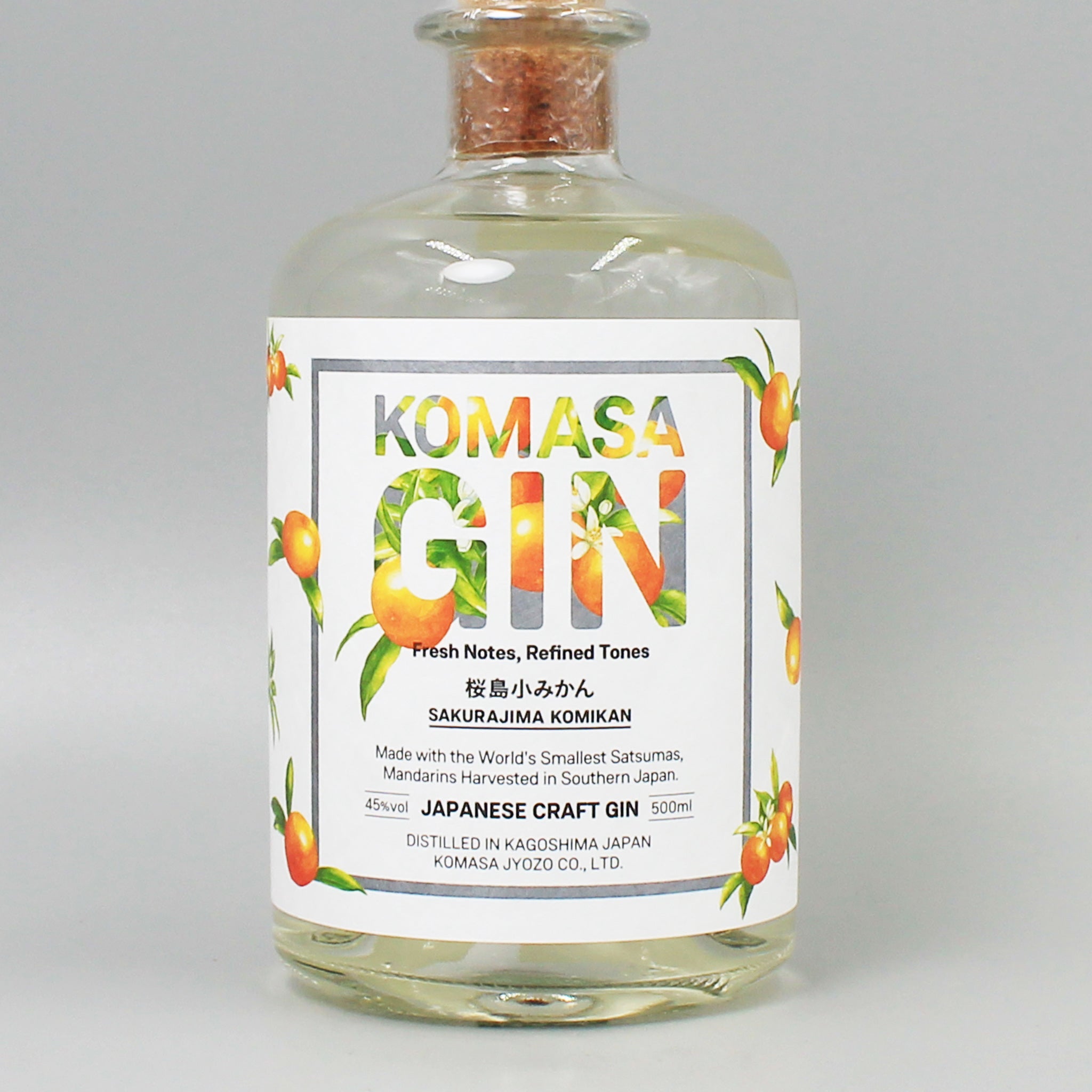 スピリッツ]小正醸造 KOMASA GIN 桜島小みかん 45ﾟ 500ml – ナチュラル