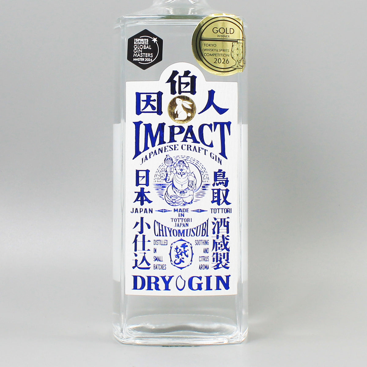 [スピリッツ]千代むすび酒造  因伯人(Impact)  ジン 47° 700ml