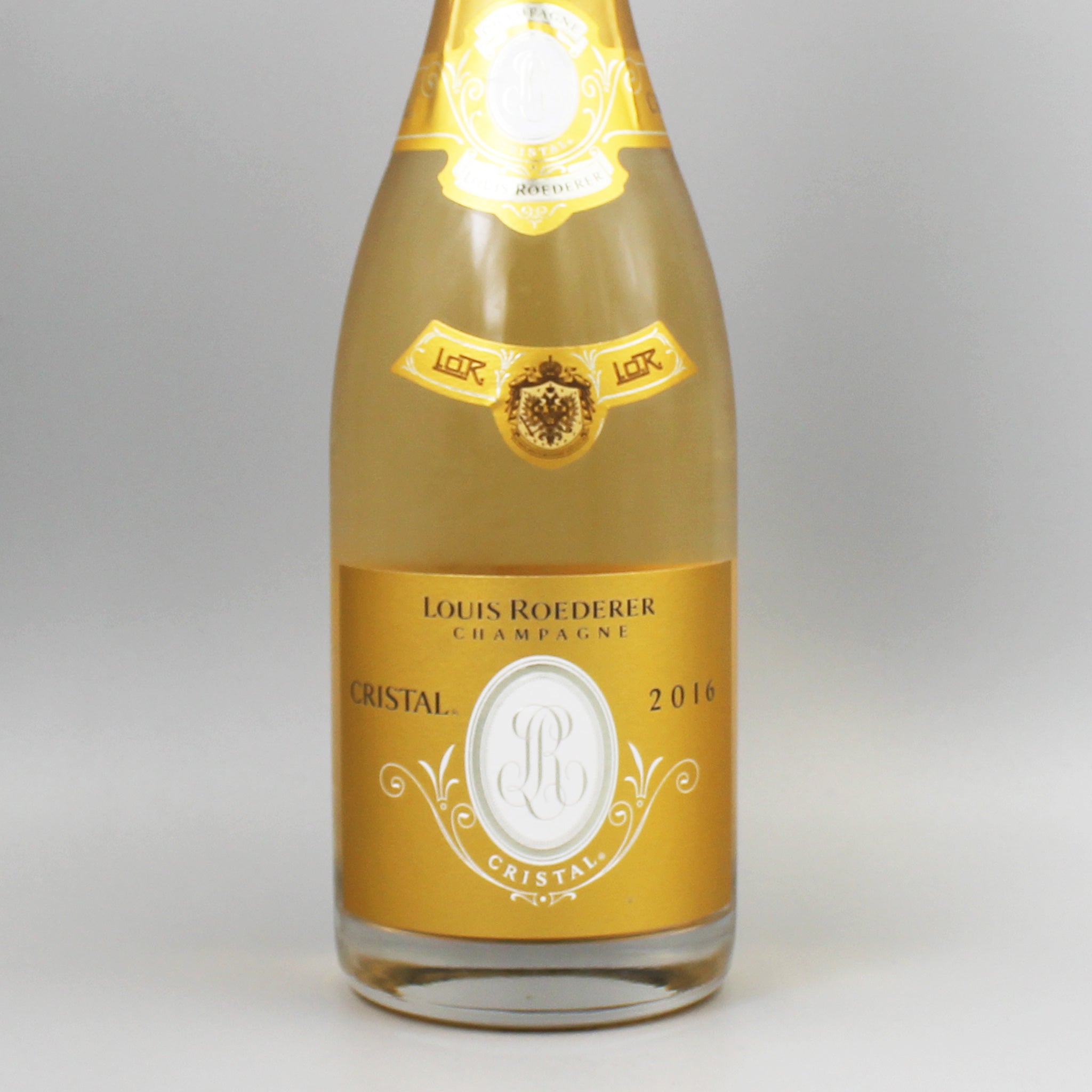 ルイ・ロデレール - ワイン ルイ・ロデレール クリスタル ブリュット 2015 750ml 12.5度 袋 【新品未開栓品】 12505K357 フランスワイン]ルイ・ロデレール クリスタル 【箱なし】 泡