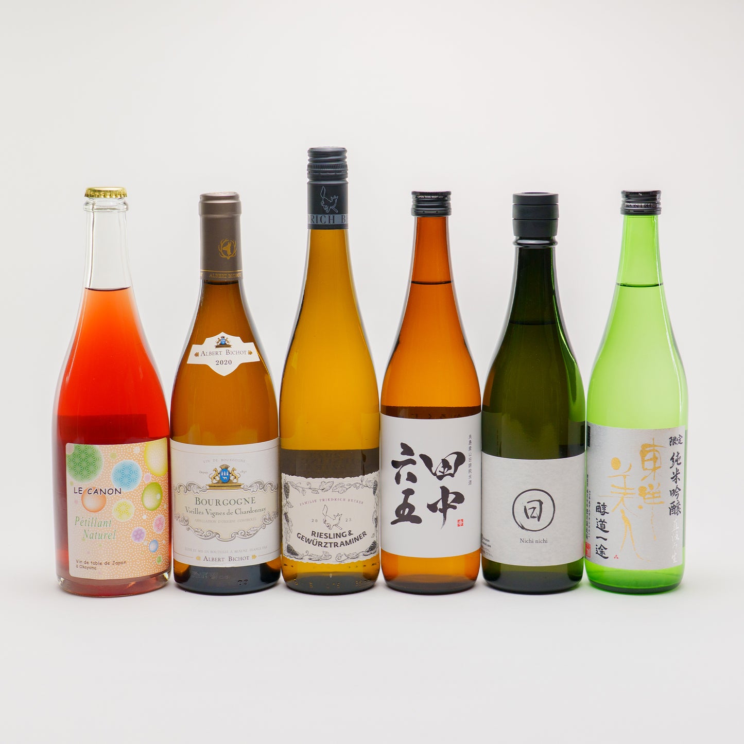 [お得なセット]ナチュラルワインと日本酒の6本おまかせセット
