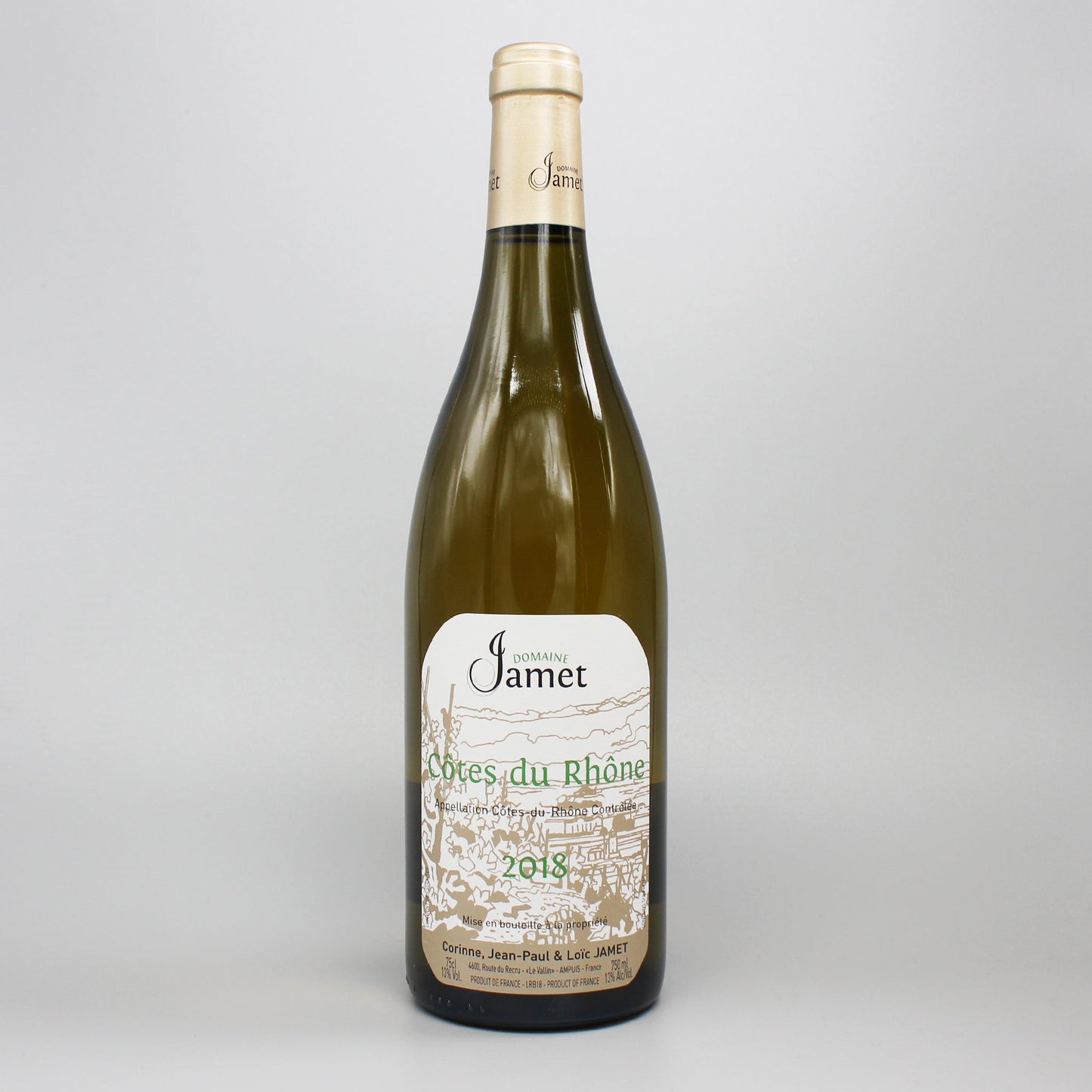[フランスワイン]ジャメ コート デュ ローヌ ブラン2020 白 750ml